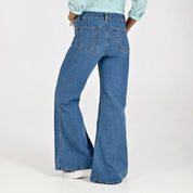 Jeans Para Dama Supply Woman Regular Fit 2384 Azul Plumbago