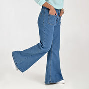 Jeans Para Dama Supply Woman Regular Fit 2384 Azul Plumbago