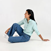 Jeans Para Dama Supply Woman Regular Fit 2384 Azul Plumbago