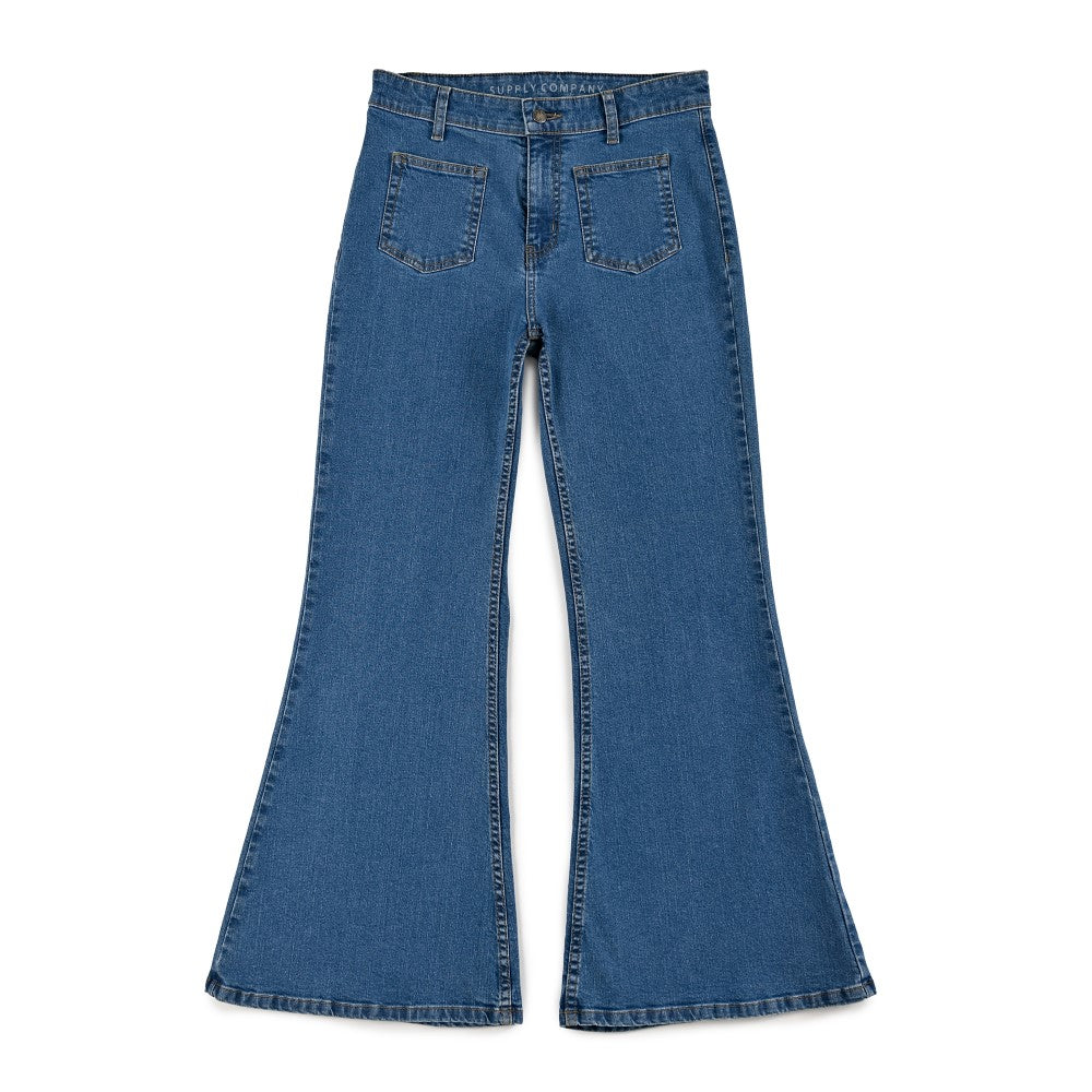 Jeans Para Dama Supply Woman Regular Fit 2384 Azul Plumbago