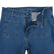 Jeans Para Dama Supply Woman Regular Fit 2384 Azul Plumbago