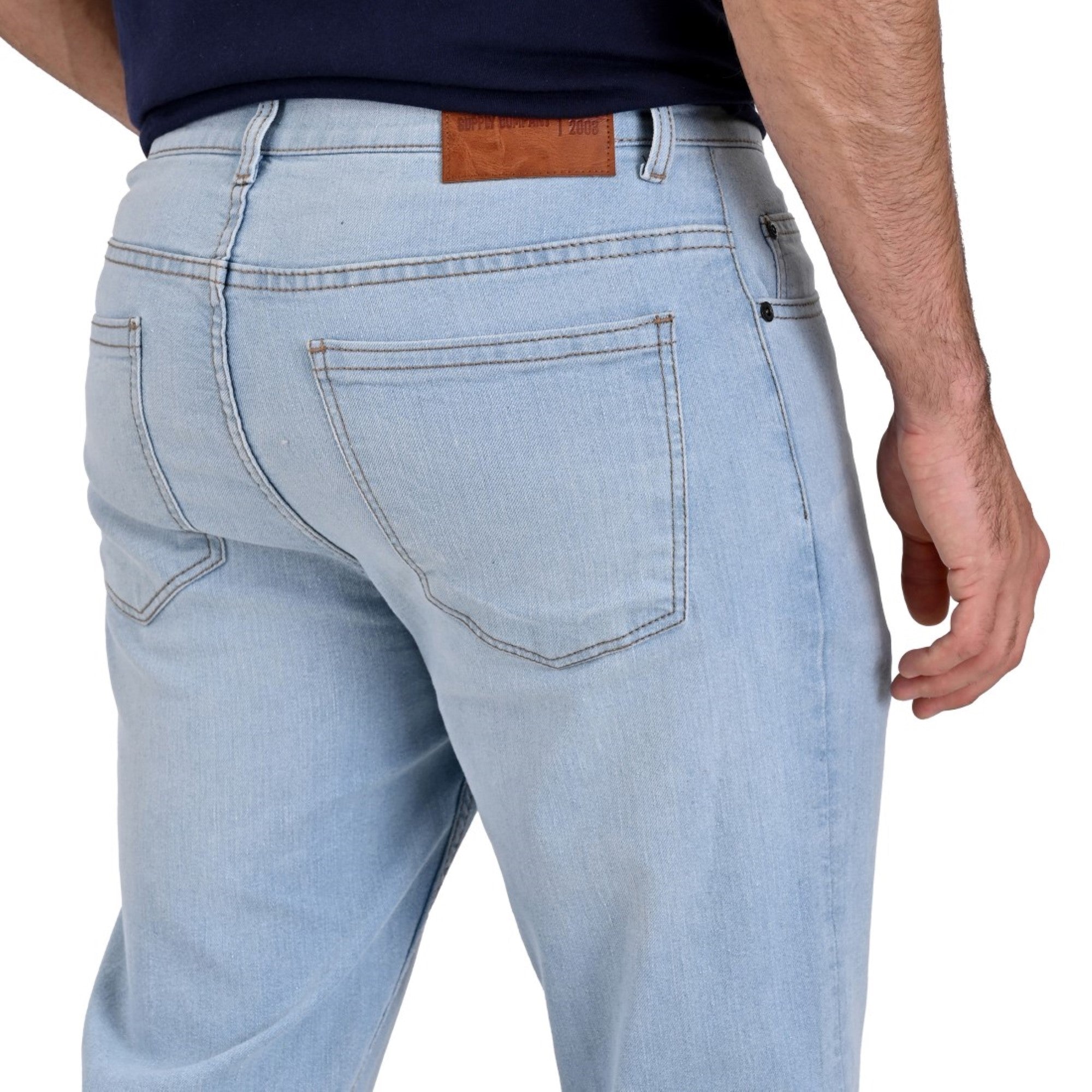 Jeans Supply Regular Fit 2944 Azul Petroleo