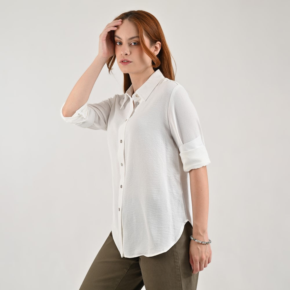 Blusa camisera Supply Woman Manga larga 5541 Natural
