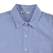 Blusa Para Dama Supply Woman Manga Larga 8154 Azul Plumbago