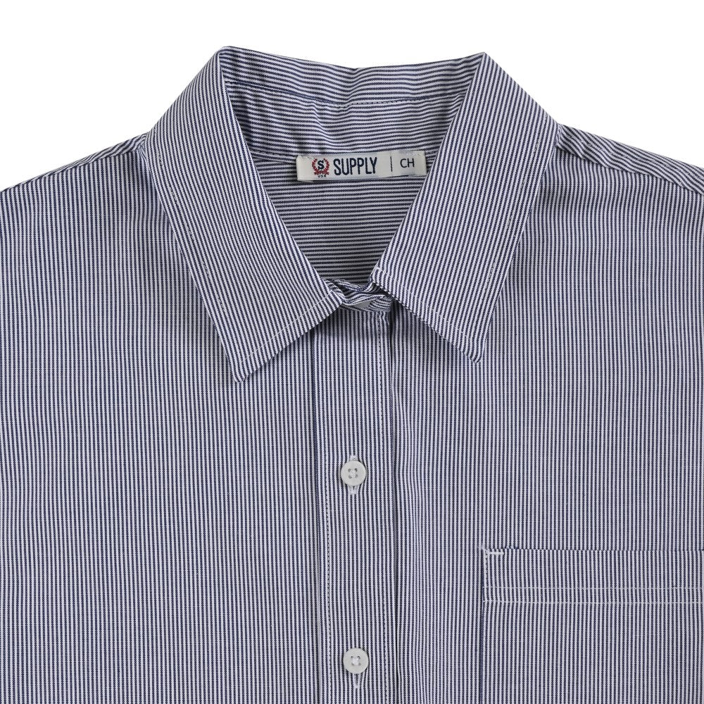 Blusa Para Dama Supply Woman Manga Larga 8154 Azul Marino
