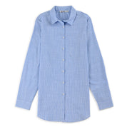 Blusa Para Dama Supply Woman Manga Larga Camisera 7981 Azul