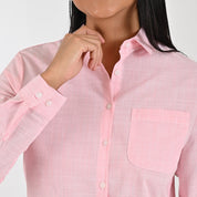Blusa Para Dama Supply Woman Manga Larga Camisera 7981 Coral