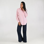 Blusa Para Dama Supply Woman Manga Larga Camisera 7981 Coral