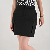 Falda cargo Supply Woman Corta 7276 Negro