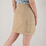Falda cargo Supply Woman Corta 7276 Beige