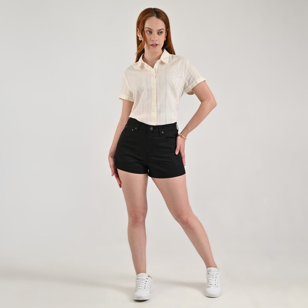 Short Supply Woman Reg 7276 Negro