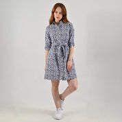 Vestido Camisero Supply Woman Manga 3/4 7727 Azul marino