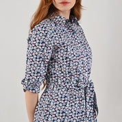 Vestido Camisero Supply Woman Manga 3/4 7727 Azul marino