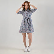 Vestido Camisero Supply Woman Manga 3/4 7727 Azul marino