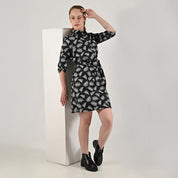 Vestido Camisero Supply Woman Manga 3/4 7730 Negro