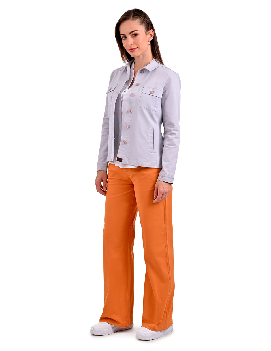 Chamarra de Gabardina Supply Woman 0894 Lila