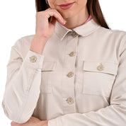 Chamarra Casual Supply Company con botones Beige