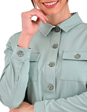 Chamarra de Gabardina Supply Woman 0894 Verde Laurel