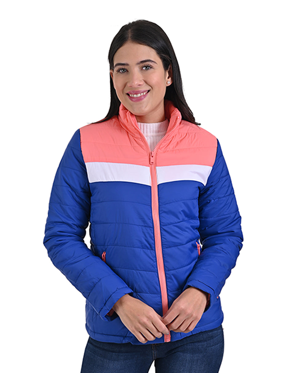 Chamarra Capitonada Supply Woman 6902 Azul Francia