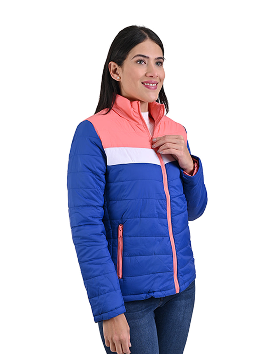 Chamarra Capitonada Supply Woman 6902 Azul Francia