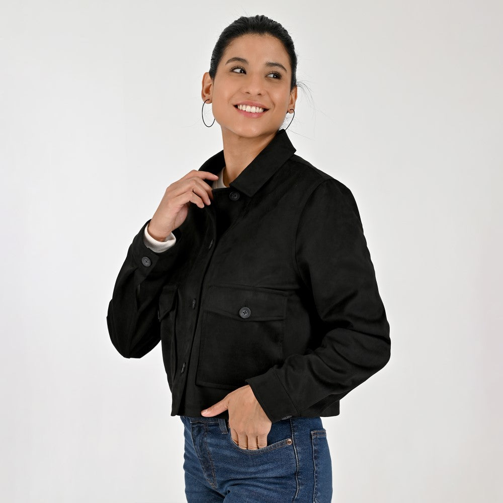 Chamarra Para Dama Supply Woman 8162 Negro