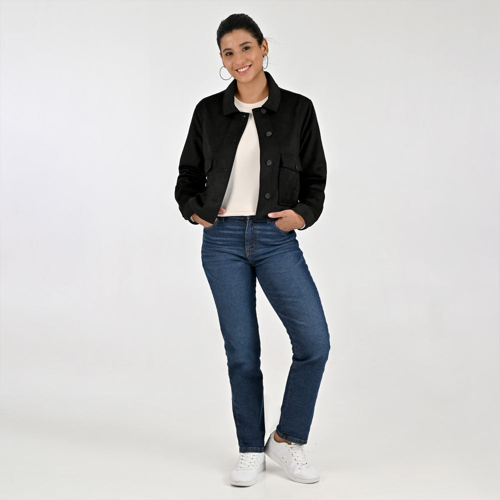 Chamarra Para Dama Supply Woman 8162 Negro