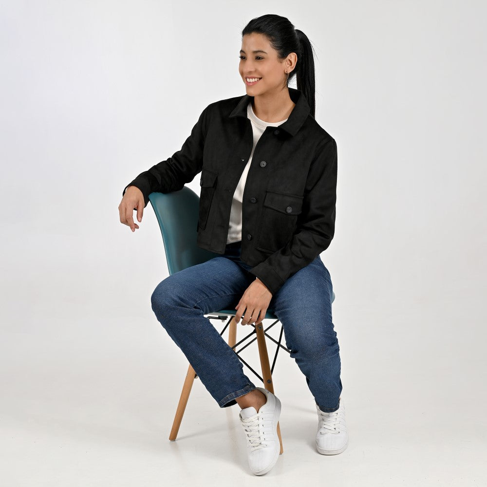 Chamarra Para Dama Supply Woman 8162 Negro