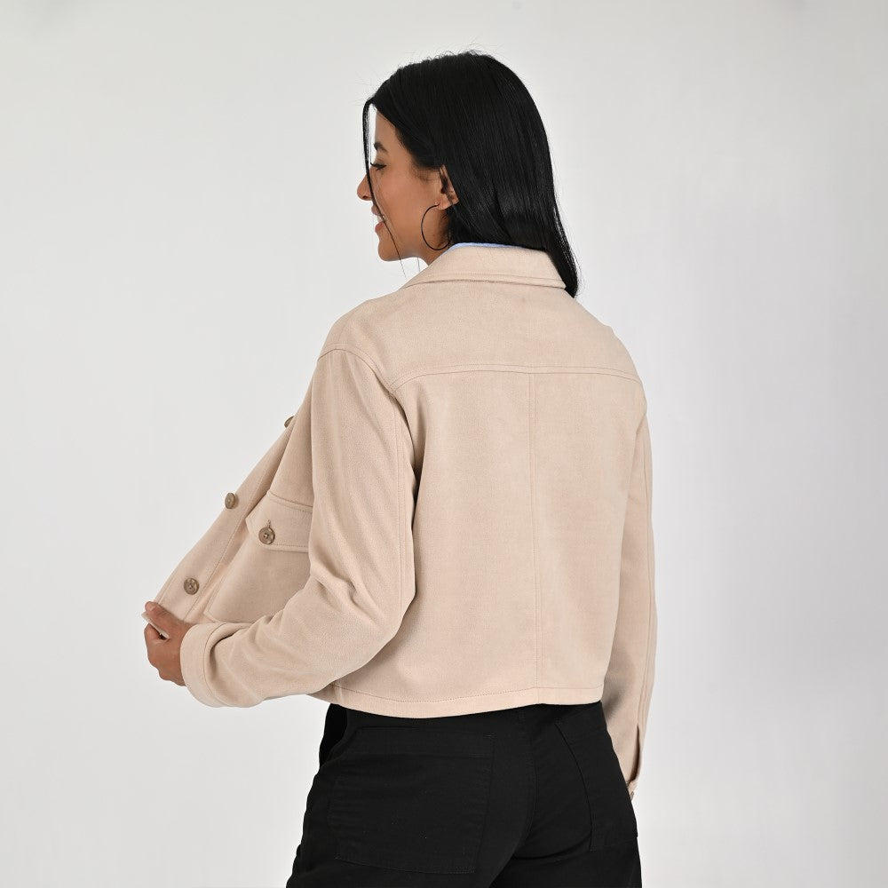 Chamarra Para Dama Supply Woman 8162 Beige