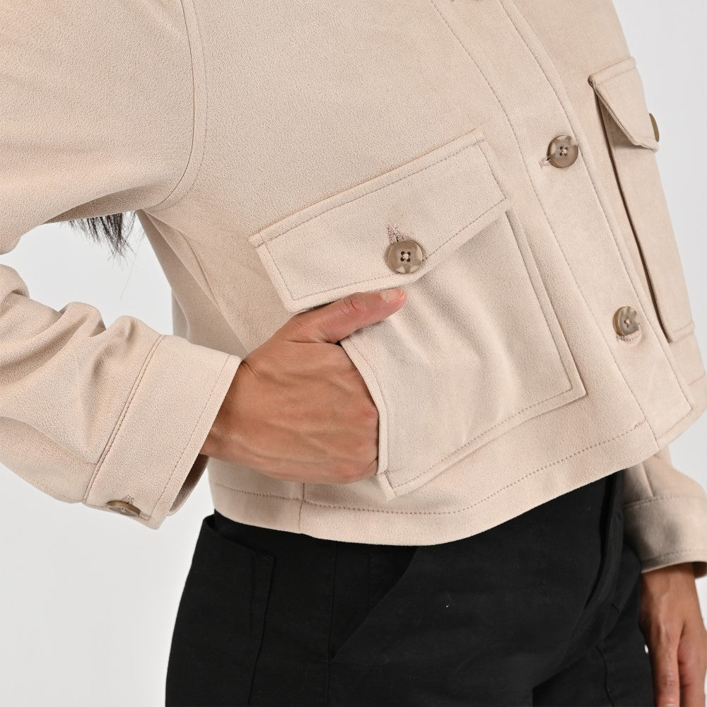 Chamarra Para Dama Supply Woman 8162 Beige