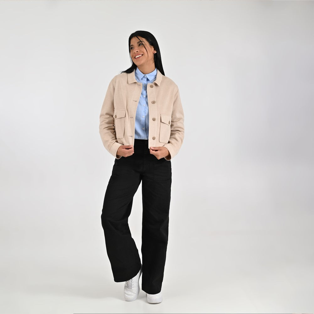 Chamarra Para Dama Supply Woman 8162 Beige