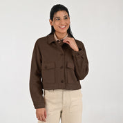 Chamarra Para Dama Supply Woman 8162 Café