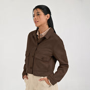 Chamarra Para Dama Supply Woman 8162 Café