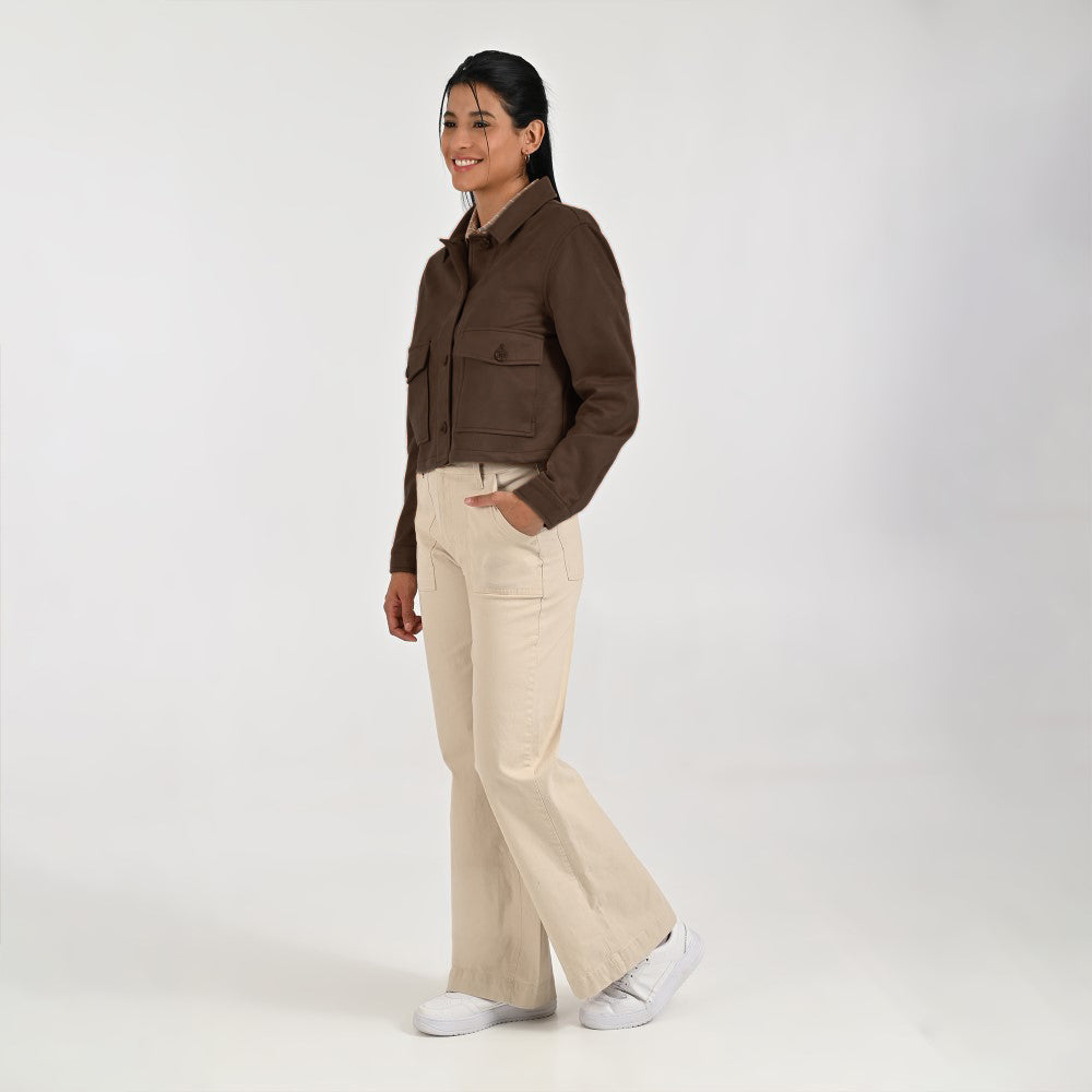 Chamarra Para Dama Supply Woman 8162 Café