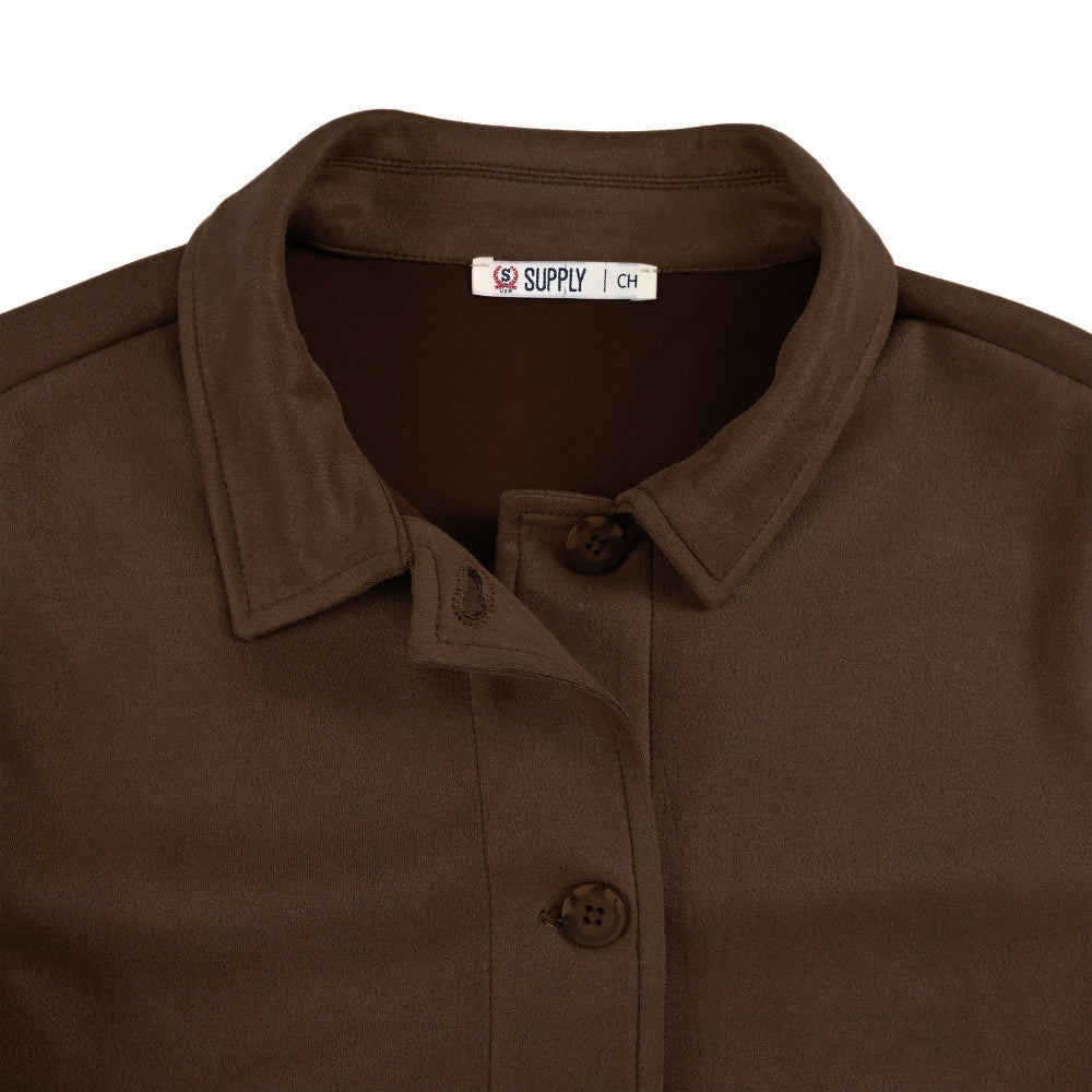 Chamarra Para Dama Supply Woman 8162 Café