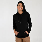 Sudadera Para Dama Supply Woman Con Capucha C910 Negro