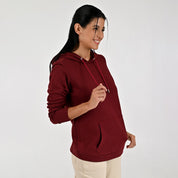 Sudadera Para Dama Supply Woman Con Capucha C910 Vino