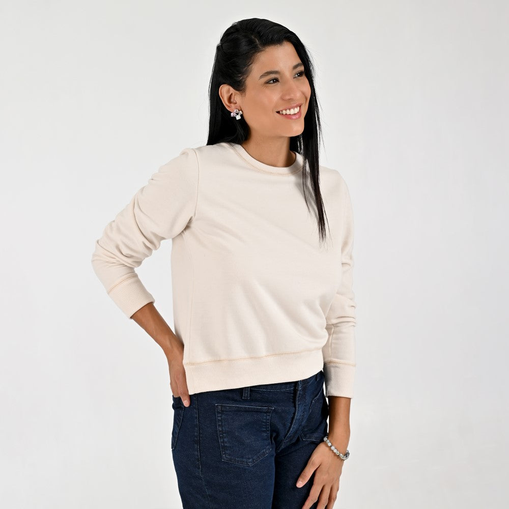Susadera Para Dama Supply Woman Cuello Redondo A910 Beige