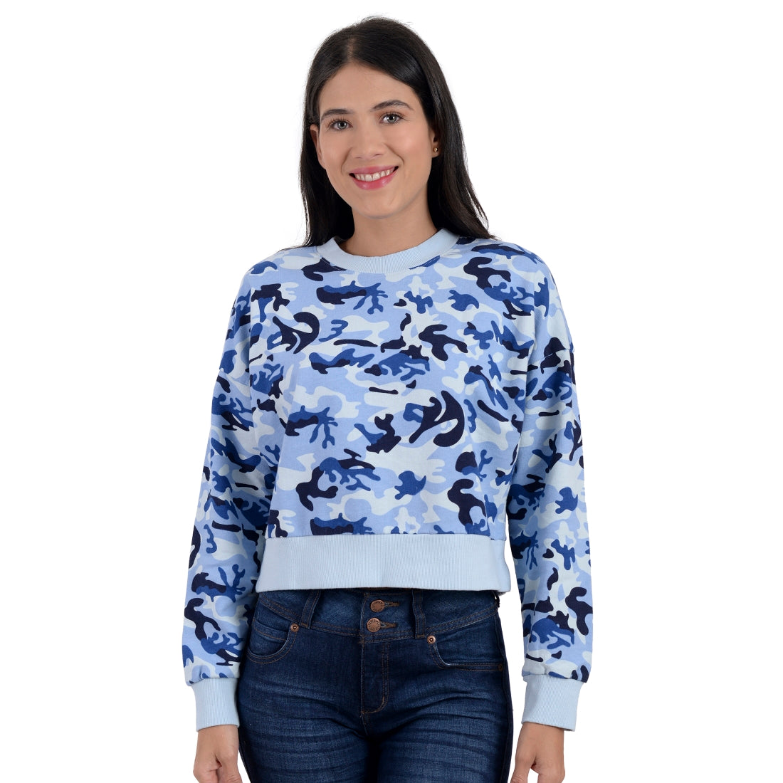 Sudadera Supply Company Azul cuello redondo Azul