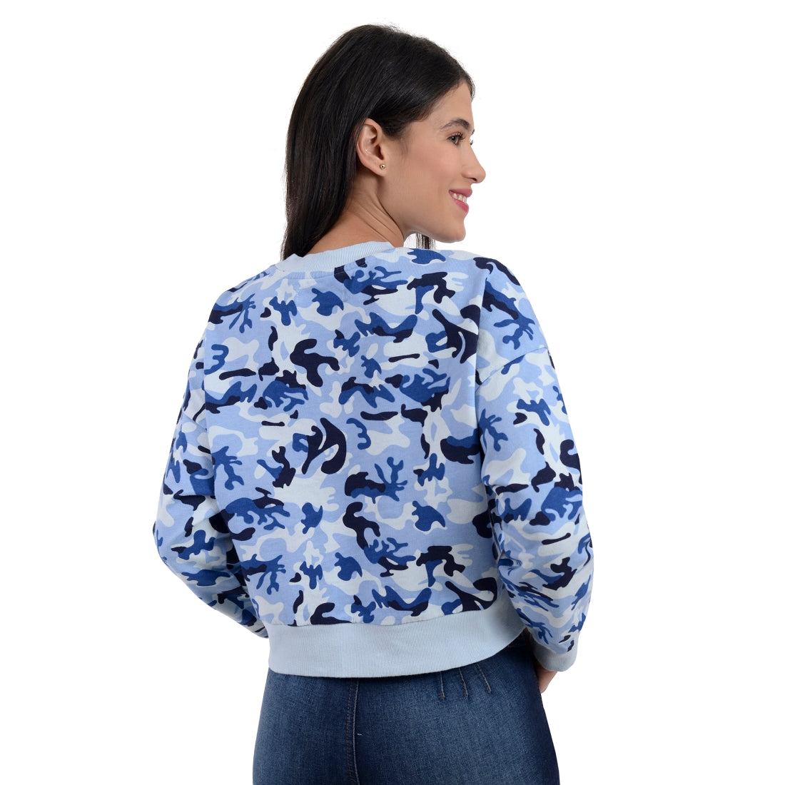 Sudadera Supply Company Azul cuello redondo Azul