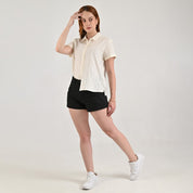 Blusa camisera Supply Woman Manga corta 7733 Hueso
