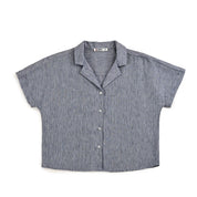Blusa Para Dama Supply Woman Manga Corta Camisera 7983 Azul Marino