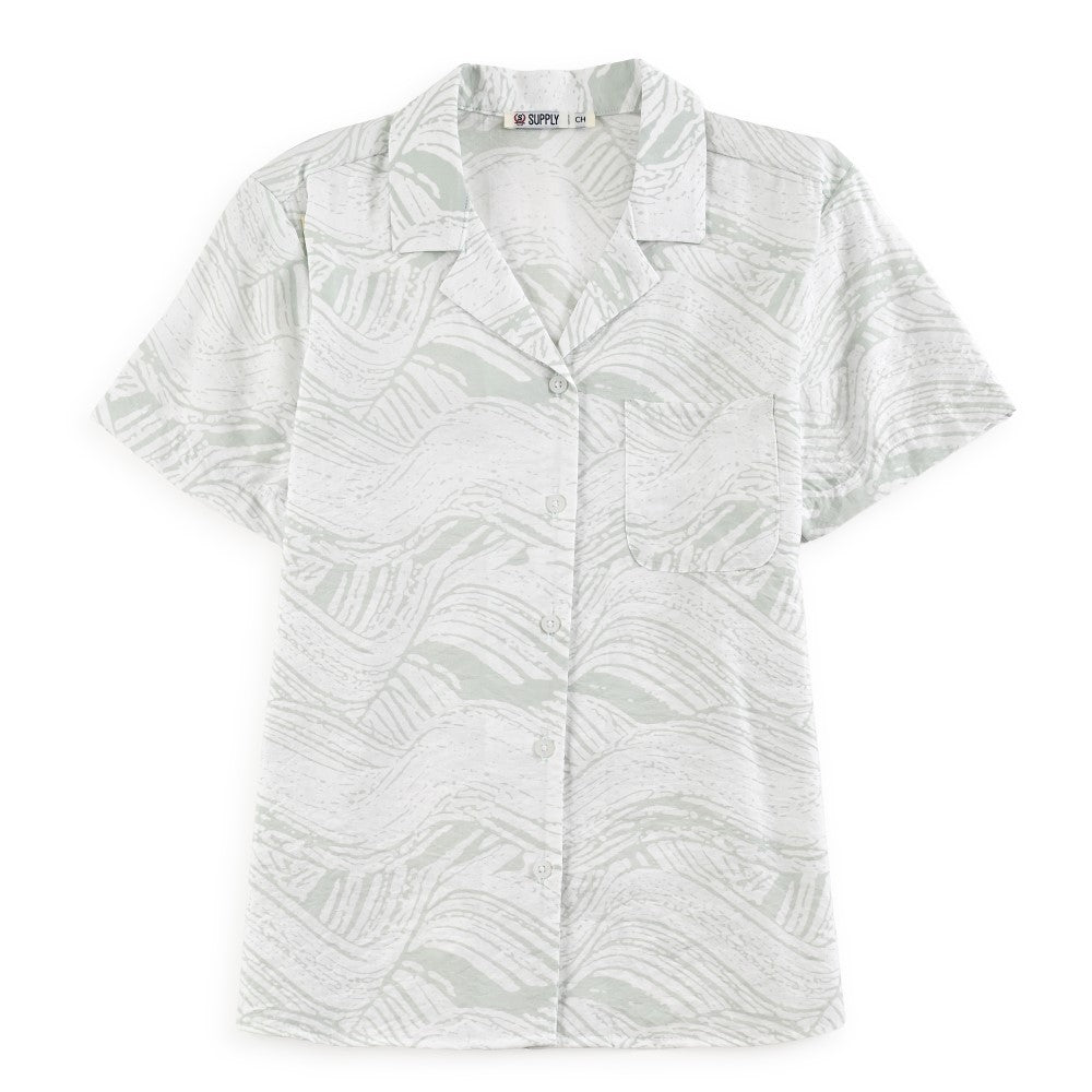 Blusa camisera Supply Woman Manga corta 7731 Verde
