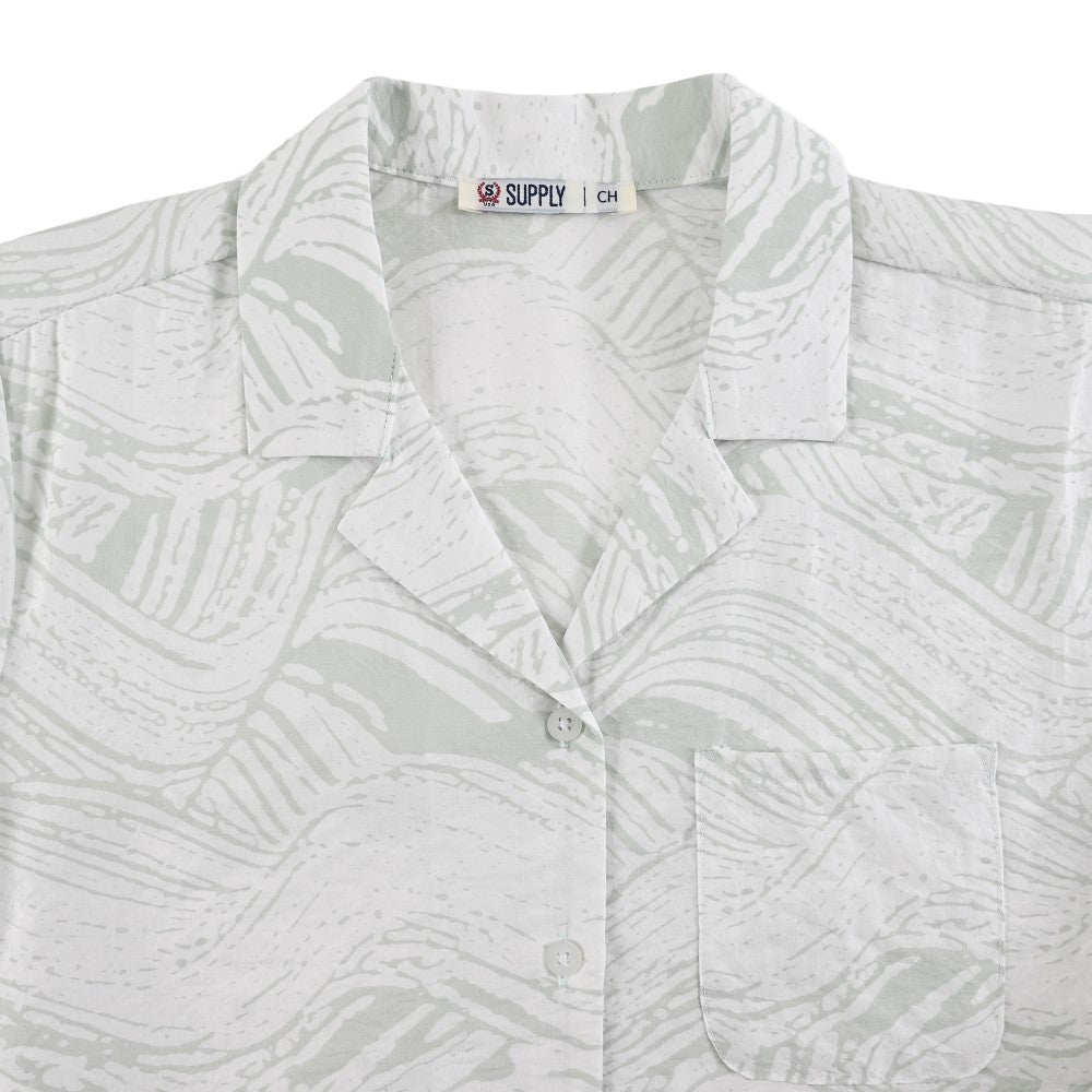 Blusa camisera Supply Woman Manga corta 7731 Verde