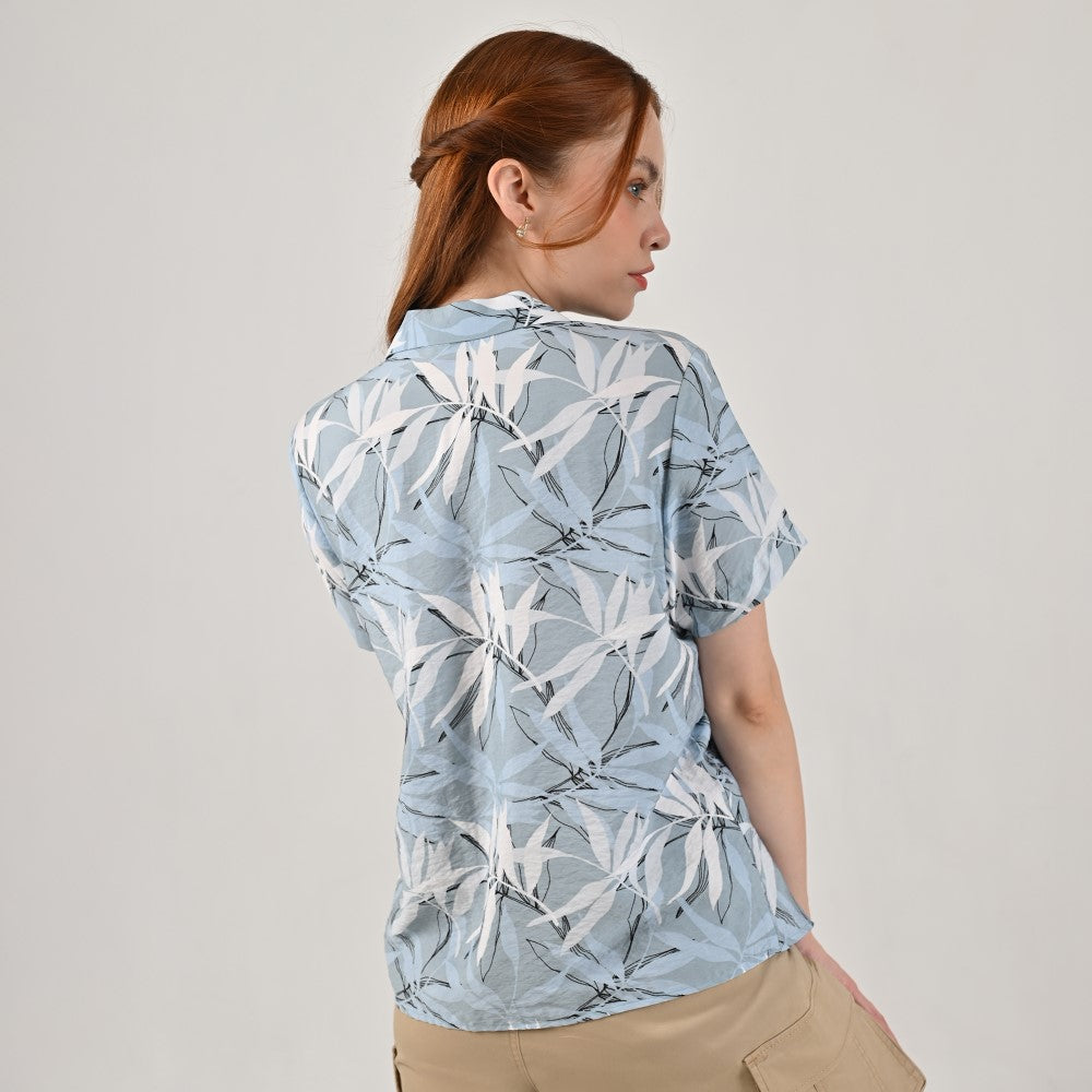 Blusa camisera Supply Woman Manga corta 7735 Azul