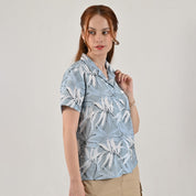 Blusa camisera Supply Woman Manga corta 7735 Azul