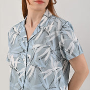 Blusa camisera Supply Woman Manga corta 7735 Azul