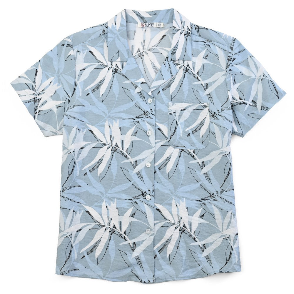 Blusa camisera Supply Woman Manga corta 7735 Azul