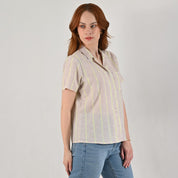 Blusa camisera Supply Woman Manga corta 7738 Arena