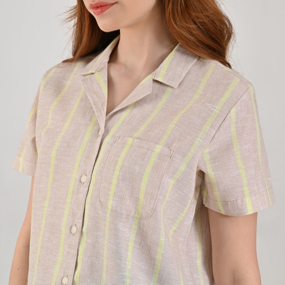 Blusa camisera Supply Woman Manga corta 7738 Arena