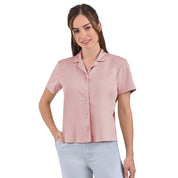 Blusa Supply Company manga corta de botones Rosa